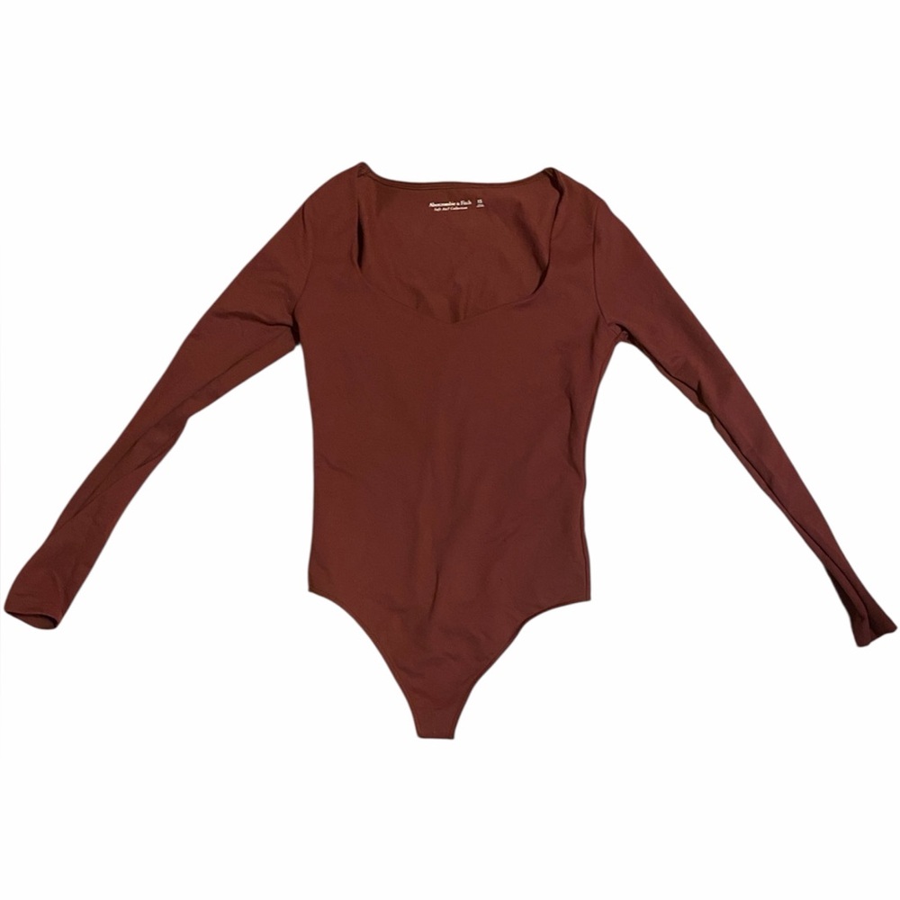 Abercrombie Long Sleeve Sweetheart Bodysuit